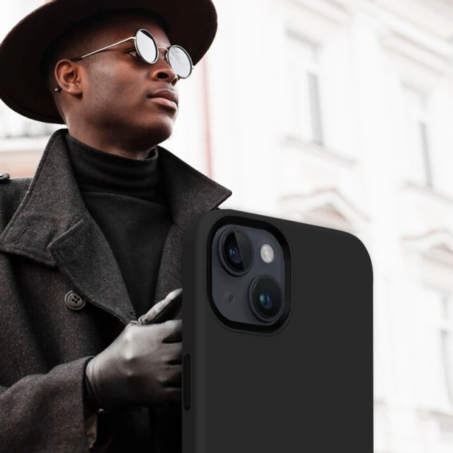 Чохол Crong Color Cover LUX Magnetic для iPhone 15 Plus Black (CRG-COLRLM-IP1567-BLK)