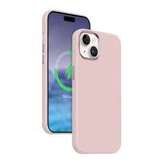 Чехол Crong Color Cover LUX Magnetic для iPhone 15 Plus Pink with MagSafe (CRG-COLRLM-IP1567-PNK)
