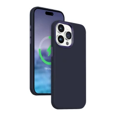 Чохол Crong Color Cover LUX Magnetic для iPhone 15 Pro Max Navy (CRG-COLRLM-IP1567P-BLUE)