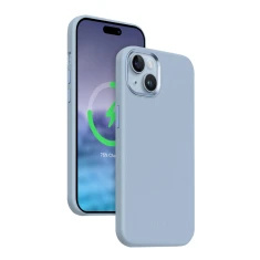Чехол Crong Color Cover LUX Magnetic для iPhone 15 Plus Blue (CRG-COLRLM-IP1567-LBLU)
