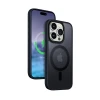 Чохол Crong Hybrid Frost MAG для iPhone 15 Pro Navy (CRG-HFM-IP1561P-BLUE)