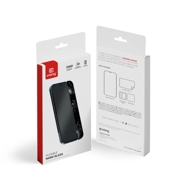 Захисне скло Crong Nano Glass для iPhone 16 / iPhone 15 (CRG-NANO-IP61)