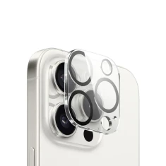Защитное стекло для камеры Crong Lens Shield для iPhone 15 Pro / iPhone 15 Pro Max (CRG-LSIP15P)