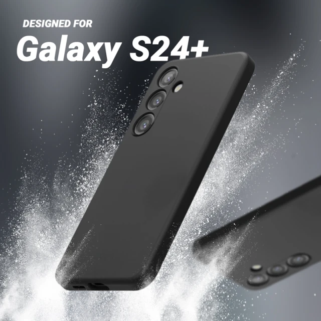 Чохол Crong Color Cover для Samsung Galaxy S24 Plus Black (CRGCOLRSGS24PBLK)
