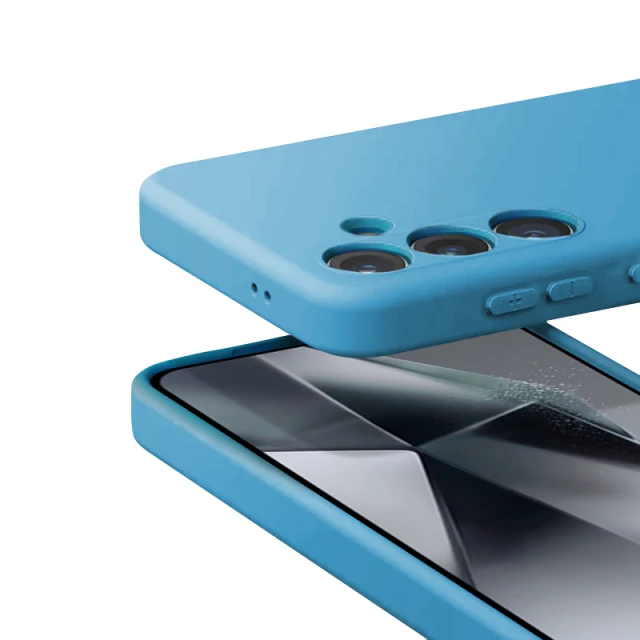 Чохол Crong Color Cover для Samsung Galaxy S24 Blue (CRGCOLRSGS24LBLU)
