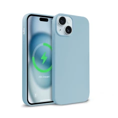 Чехол Crong Color Cover Magnetic для iPhone 15 Blue (CRGCOLRMIP1561LBLU)