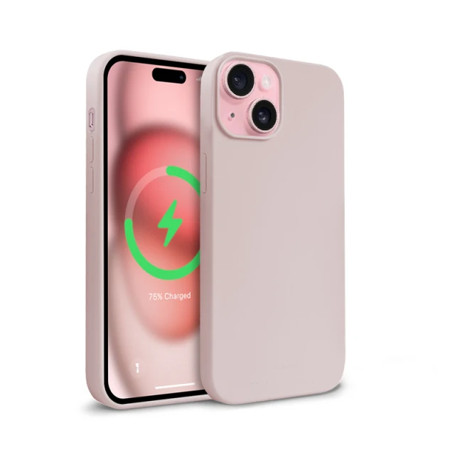Чохол Crong Color Cover Magnetic для iPhone 15 Pink (CRGCOLRMIP1561PNK)