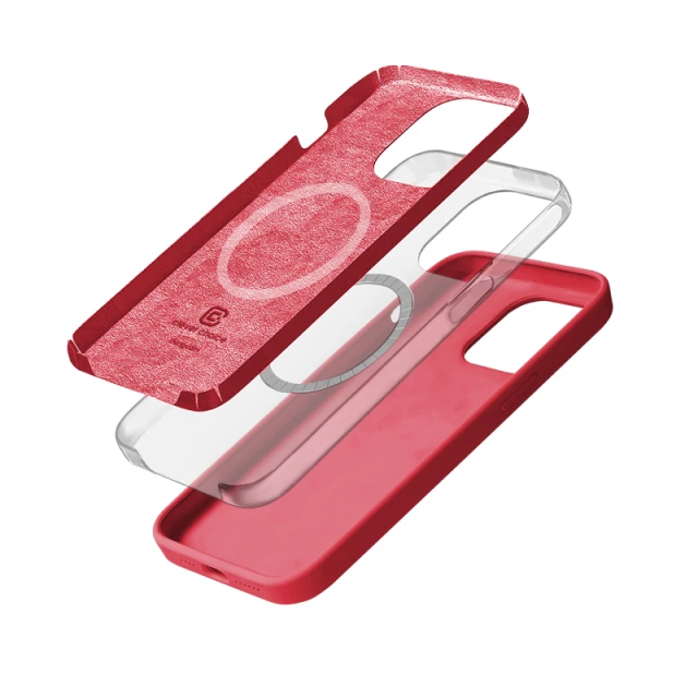 Чохол Crong Color Cover Magnetic для iPhone 15 Pro Pink (CRGCOLRMIP1561PDPNK)