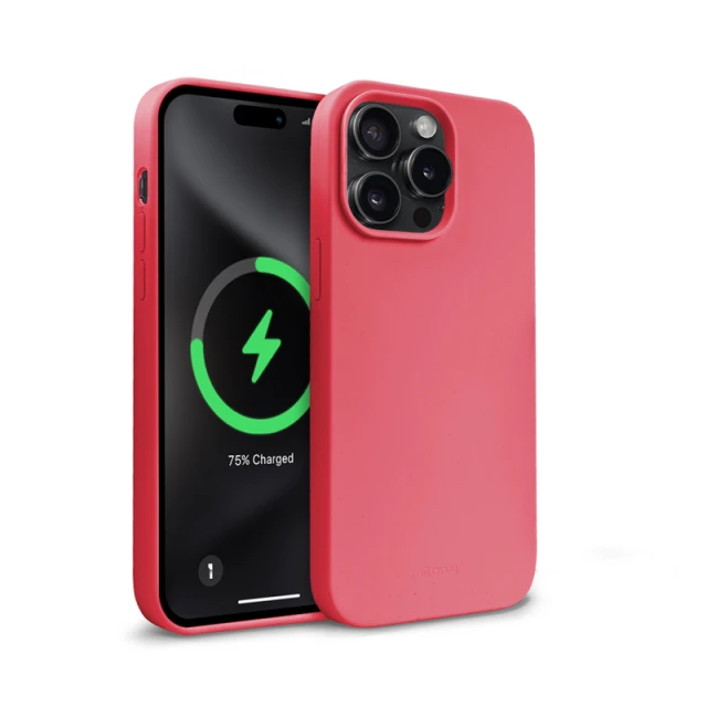 Чохол Crong Color Cover Magnetic для iPhone 15 Pro Pink (CRGCOLRMIP1561PDPNK)