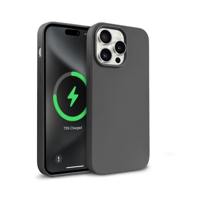 Чохол Crong Color Cover Magnetic для iPhone 15 Pro Grey (CRGCOLRMIP1561PTTN)