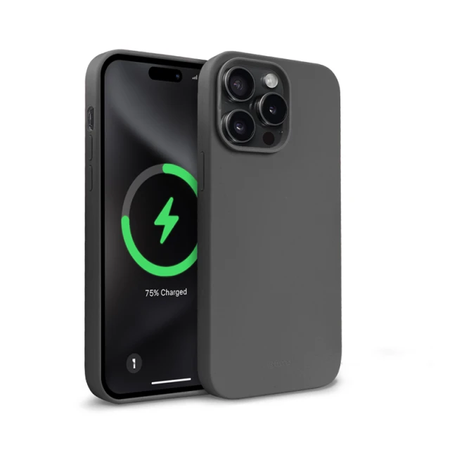 Чохол Crong Color Cover Magnetic для iPhone 15 Pro Grey (CRGCOLRMIP1561PTTN)