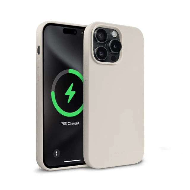 Чохол Crong Color Cover Magnetic для iPhone 15 Pro Max Beige (CRGCOLRMIP1567PSTN)