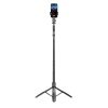 Штатив Crong SelfieGo Ultra Aluminium Bluetooth Black (CRGSGU1BLK)