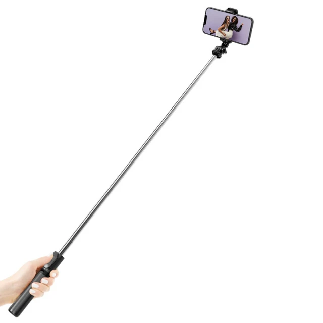 Штатив Crong SelfieGo Lite Black (CRGSGL1BLK)
