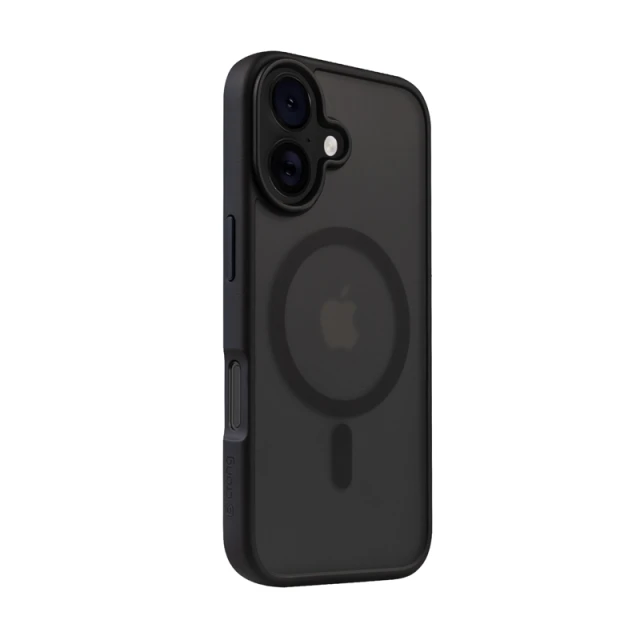Чохол Crong Hybrid Frost MAG Cover для iPhone 16 Black (CRGHFMIP1661BLK)