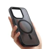 Чохол Crong Hybrid Frost MAG Cover для iPhone 16 Black (CRGHFMIP1661BLK)