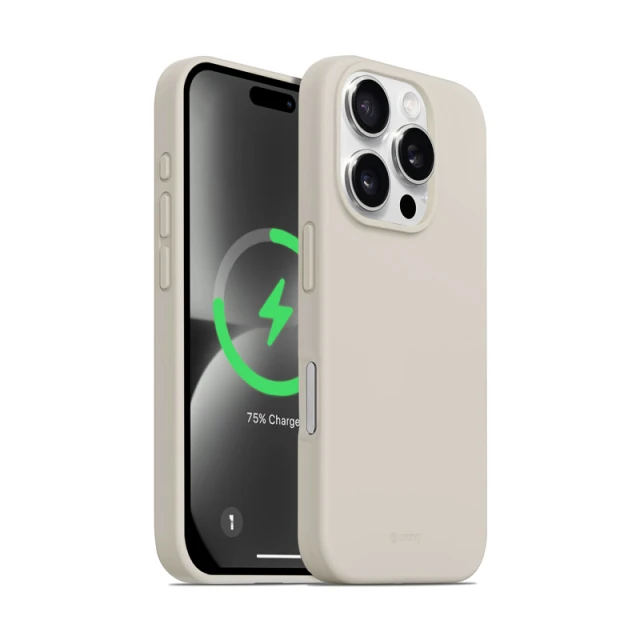 Чохол Crong Color Cover Magnetic для iPhone 16 Pro Beige (CRGCOLRMIP1663PSTN)