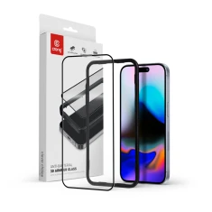 Захисне скло Crong Anti-Bacterial 3D Armour для iPhone 16 Pro Max Clear (CRGAB3DAGIP1669PM)