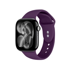 Ремінець Crong Liquid для Apple Watch Ultra 3/2/1 49 mm | Series 11/10 46 mm | Series 9/8/7/6/5/4/SE 45 mm | 44 mm Purple (CRG44LQBPLM)