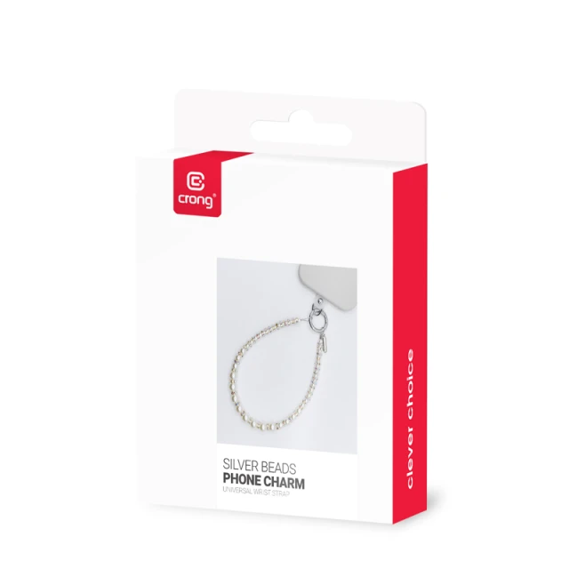Підвіска Crong Phone Charm Silver (CRGPHCH07)