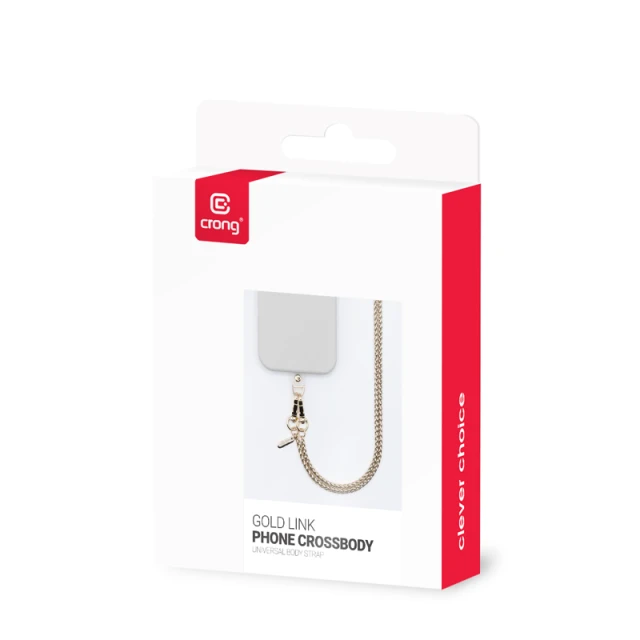 Шнурок Crong Phone Crossbody Gold Link (CRGCRBD02)