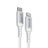 Кабель Crong Armor Link USB-C Lightning 150cm White (CRGAL15USCLWHI)