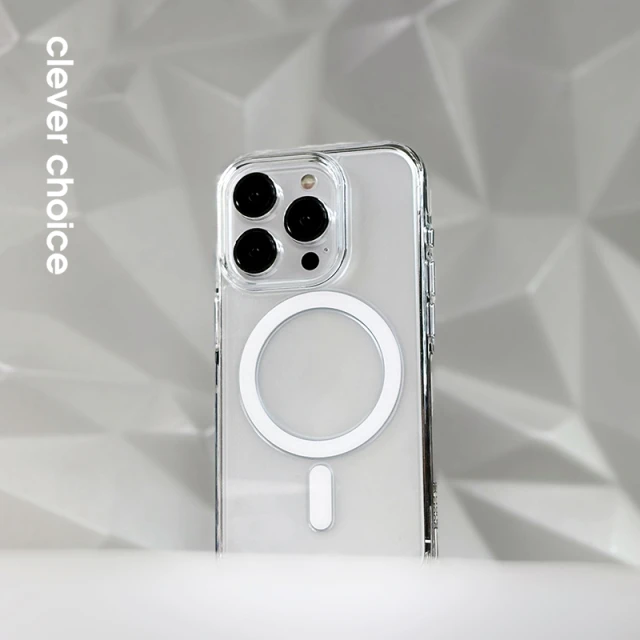 Чохол Crong Clear MAG Pro для iPhone 16 Clear (CRGCLRMPIP1661WHT)