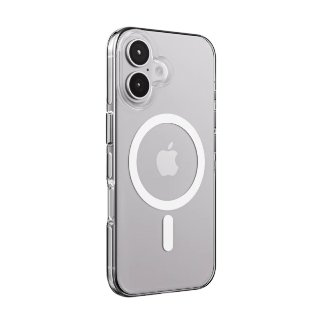 Чохол Crong Clear MAG Pro для iPhone 16 Clear (CRGCLRMPIP1661WHT)