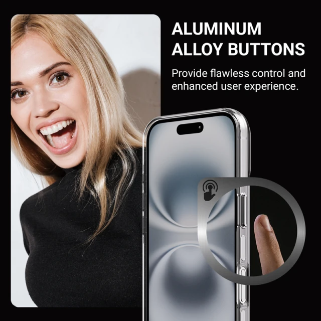 Чохол Crong Clear MAG Pro для iPhone 16 Clear (CRGCLRMPIP1661WHT)