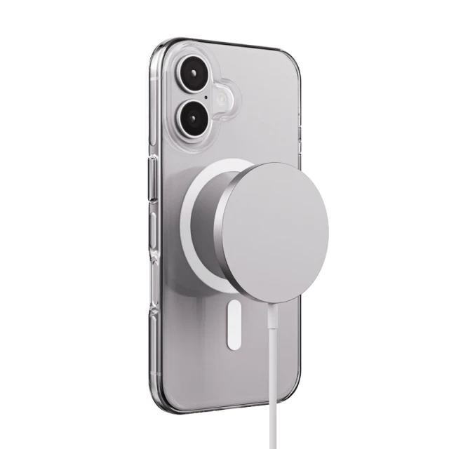 Чохол Crong Clear MAG Pro для iPhone 16 Clear (CRGCLRMPIP1661WHT)