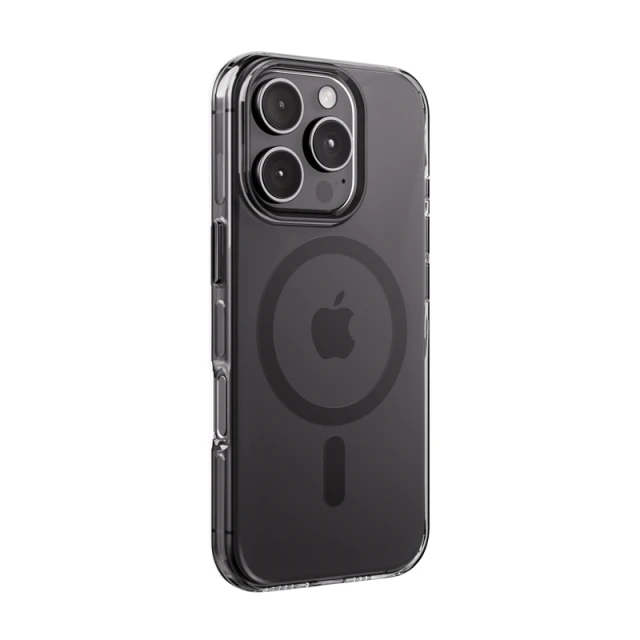 Чохол Crong Clear MAG Pro для iPhone 16 Pro Black (CRGCLRMPIP1663PBLK)