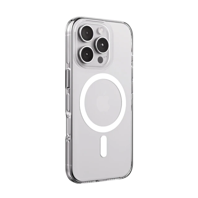 Чохол Crong Clear MAG Pro для iPhone 16 Pro Max Clear (CRGCLRMPIP1669PWHT)