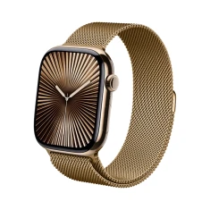 Ремінець Crong Milano Steel для Apple Watch Ultra 3/2/1 49 mm | Series 11/10 46 mm | Series 9/8/7/6/5/4/SE 45 mm | 44 mm Rose Gold (CRG44MSTRSP)