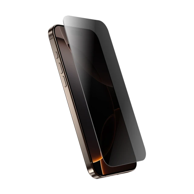 Захисне скло Crong Privacy 3D Armour Glass для iPhone 17 Pro Max / iPhone 16 Pro Max (CRGP3DAGIP1669P)