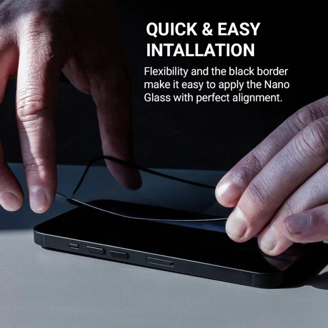 Захисне скло Crong Nano Glass для iPhone 16 Pro (CRGNANOIP63P)