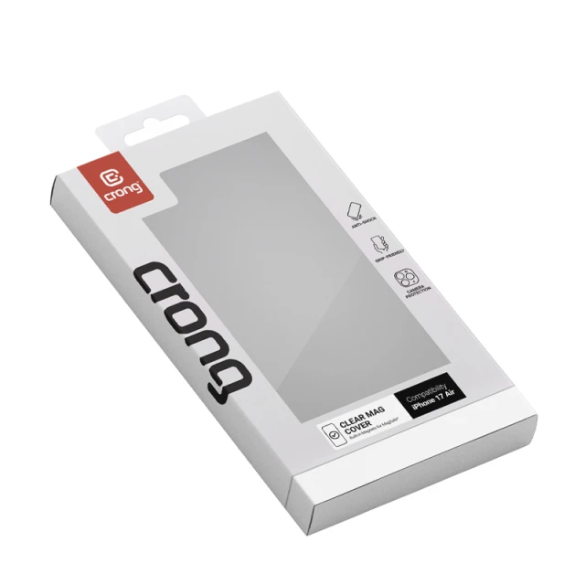 Чохол Crong Clear MAG Cover для iPhone Air Clear with MagSafe (CRGCLRMIP1766ATRS)