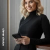 Чохол Crong Color Cover Magnetic для iPhone 17 Black (CRGCOLRMIP1763BLK)