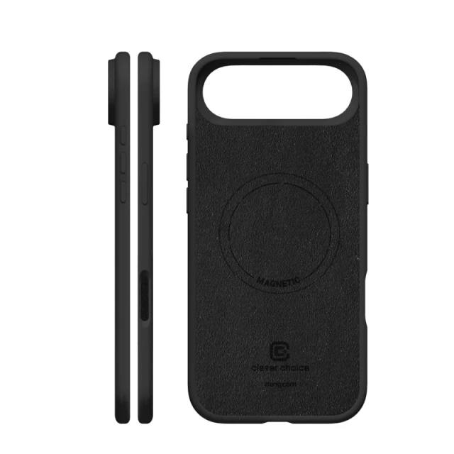 Чохол Crong Color Cover Magnetic для iPhone Air Black (CRGCOLRMIP1766ABLK)