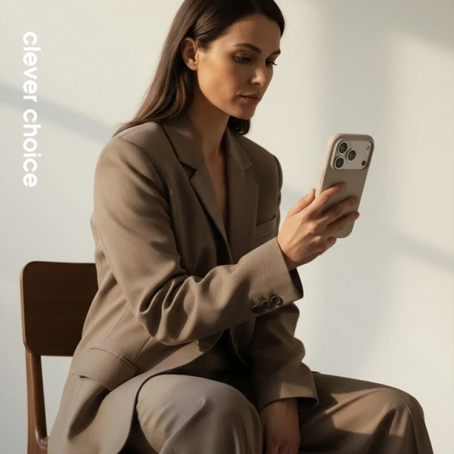 Чохол Crong Color Cover Magnetic для iPhone 17 Pro Beige (CRGCOLRMIP1763PSTN)