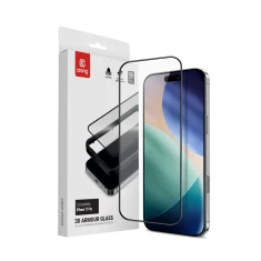 Захисне скло Crong 3D Armour Glass для iPhone 17 Pro (CRG3DAGIP1763P)