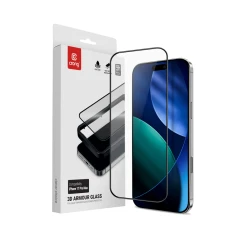 Защитное стекло Crong 3D Armour Glass для iPhone 17 Pro Max (CRG3DAGIP1769P)