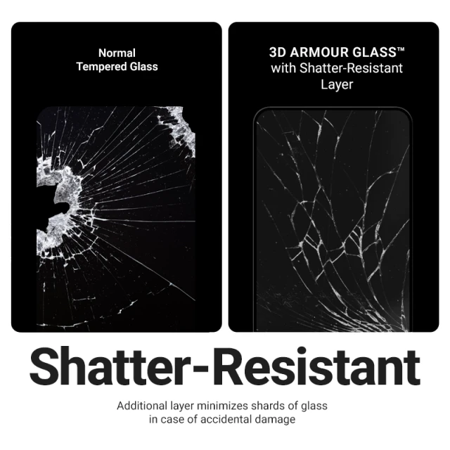 Захисне скло Crong 3D Armour Glass для iPhone 17 (CRG3DAGIP1763)
