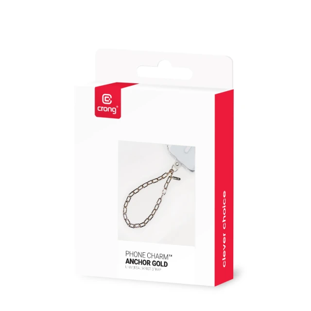 Підвіска Crong Phone Charm для телефону Gold (CRGPHCH14)