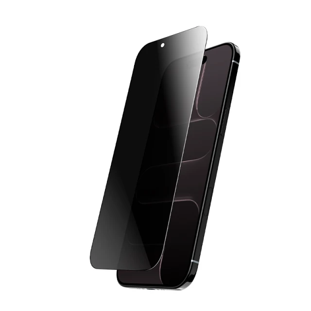 Захисне скло Crong Privacy 3D Armour Glass для iPhone Air Clear (CRGP3DAGIPA)