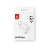 Зарядний пристрій Crong Ultra Compact GaN USB-C 45W PD 3.0 White (CRGGN1C45WHI)