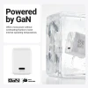 Зарядний пристрій Crong Ultra Compact GaN USB-C 45W PD 3.0 White (CRGGN1C45WHI)