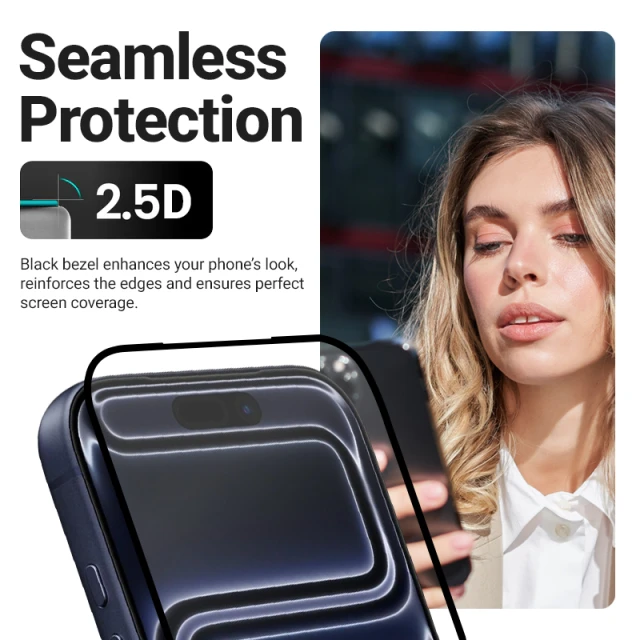Захисне скло Crong EasyShield для iPhone 17e / 16e / 14 / 13 / 13 Pro Clear (2 pack) (CRGES2PIP16E)