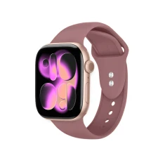 Ремінець Crong Liquid для Apple Watch Series 11/10 42 mm | Series 9/8/7 41 mm | 6/5/SE 40 mm | 3/2/1 38 mm Pink (CRG40LQBDPN)