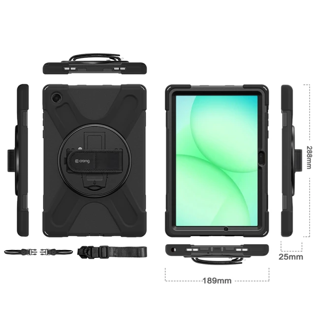 Чехол бронированный Crong Defender Plus Samsung Galaxy Tab A11+ 10.9