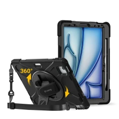 Чохол Crong Defender Plus для iPad Air 11 (2026-2024) / iPad Air 10.9 (5-4 gen.) Black (CRGDPIPDA11BLK)